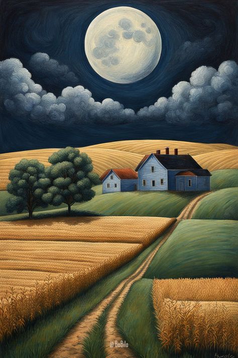 Exploring the Global Countryside: Captivating Rural Landscapes from Around the World 🌍 Farm Scenery Landscapes, Countryside Scenery, Farm Scenery, Countryside Art, Fall Drawings, Rural Land, Painted Hills, Rural Landscape, Rural Life