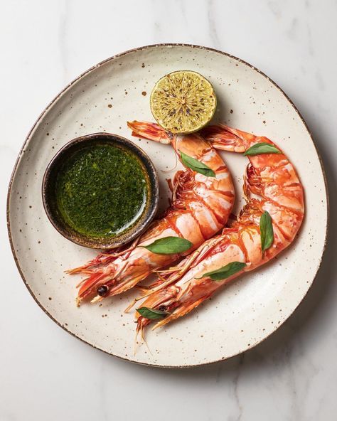 Storm Ashdown on Instagram: “Grilled tiger prawns, Thai basil butter, burnt lime The KING of prawns sourced from @nottinghillfishshop - these are seriously BIG boys.…” Tiger Prawn Recipe, Mutton Dum Biryani, Chicken Malai Tikka, Quinoa Fruit Salad, Malai Tikka, Tiger Prawn, Chicken Malai, Basil Butter, Tiger Prawns