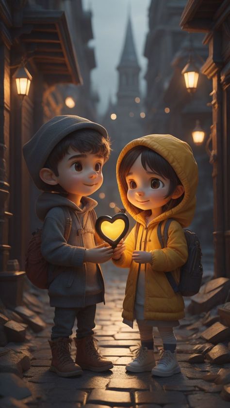 Cute little friends trending on Pinterest images 2 Couple Poses Drawing, Animation Camera, Holding Heart, Love Couple Wallpaper, Cute Love Photos, Cartoon Love Photo, Couples Love, Cute Love Wallpapers, Friends Wallpaper