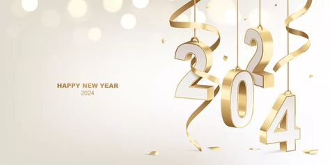 Happy new year 2024 Royalty Free Vector Image - VectorStock 3d Numbers, Happy New Year 2024, Christmas Ball, Year 2024, Christmas Balls, Free Vector Images, Png Images, Happy New, Happy New Year