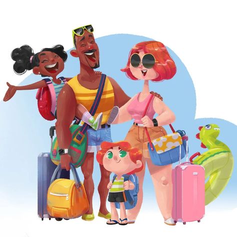 Leo Teixeira (@leoteixeira.art) • Instagram photos and videos Family Character Design, Character Goals, Illustrated Family Portrait, Kids Graphic Design, Doodle People, Alphabet Pictures, Girl Drawing Sketches, Afrocentric Art, Family Cartoon