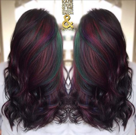 Galaxy hair Galaxy Balayage Hair, Galaxy Hair Color Highlights, Short Galaxy Hair, Highlights For Black Hair Indian, Galaxy Hair Color Straight, Hair Highlights For Black Hair, Galaxy Wig Hair Colors, Highlights For Black Hair, Indian Hair Cuts