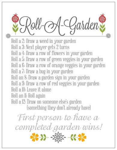 Roll-A-Garden {Fun Dice Game & Printable} Memory Worksheets, Memory Games For Seniors, Games For Senior Citizens, Assisted Living Activities, Senior Citizen Activities, Memory Care Activities, Senior Living Activities, Memory Exercises, Therapeutic Recreation