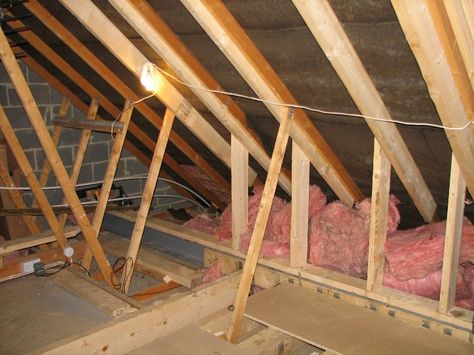 Loft Conversion Plans, Attic Truss, Loft Conversion Ideas, Attic Decor, Attic Renovation Ideas, Attic Office, Attic Doors, Garage Attic, Attic Closet