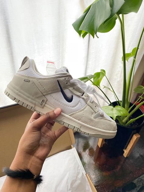 #nikedunk #dunks #nikedisrupt2 Nike Pale Ivory, Pale Ivory Dunks, Ivory Dunks, Shoe List, Dunks Outfit, Nike Dunk, Nike Dunks, Saucony Sneaker, White Sneaker