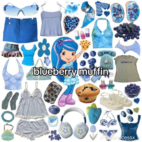 Blueberry Muffin Aesthetic, Blueberries Sauce, Starberry Shortcake, Blueberry Muffin Costume, Strawberry Shortcake Halloween Costume, Strawberry Shortcake Outfits, White Grape Juice, Strawberry Shortcake Costume, Blueberry Girl