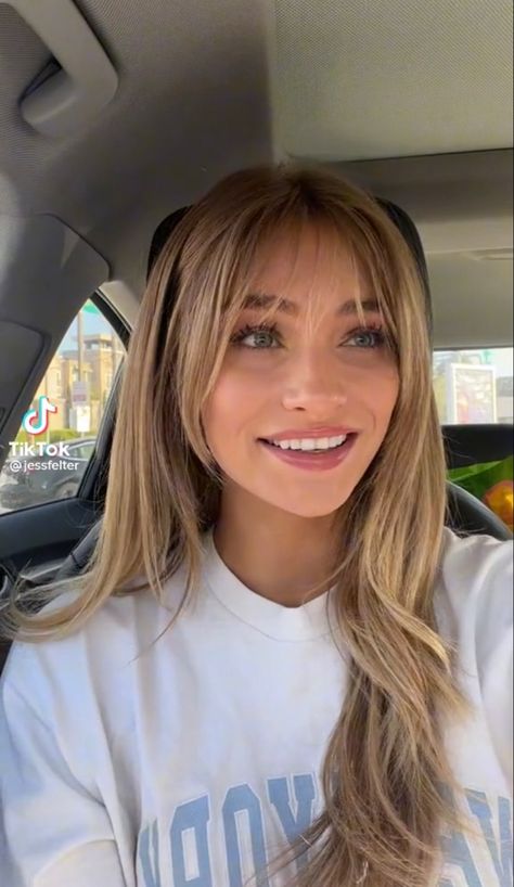 Blonde Hair With Bangs, Cute Hairstyle, Bangs With Medium Hair, Hairstyles For Layered Hair, Blonde Hair Inspiration, Haircuts Straight Hair, Long Hair With Bangs, Adam Sandler, Haircuts For Long Hair