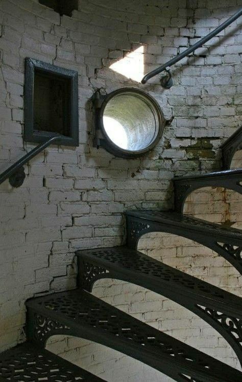 Haunted Lighthouse Aesthetic, My Dearest Darkest Aesthetic, Lighthouse Dollhouse, Coastal Gothic, Lighthouse Bedroom, Lighthouse Interior, Fisherman Aesthetic, Haunted Lighthouse, Dark Nautical Aesthetic