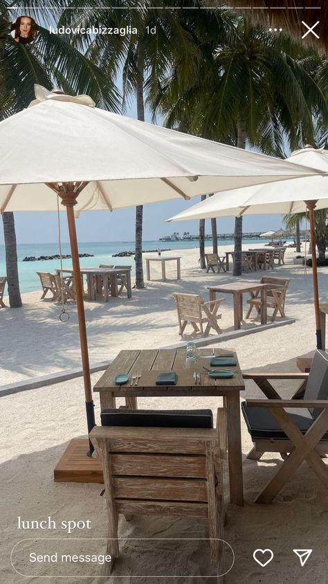 Ludovica Bizzaglia on IG
Maldives, lunch spot; beautiful destinations, travel, travel bucklist, IG stories, holiday, vacation Travel Instagram Ideas, Maldives Vacation, Honeymoon Inspiration, Maldives Beach, Beach Instagram Pictures, Friend Vacation, Holiday Stories, Maldives Travel, Destinations Travel