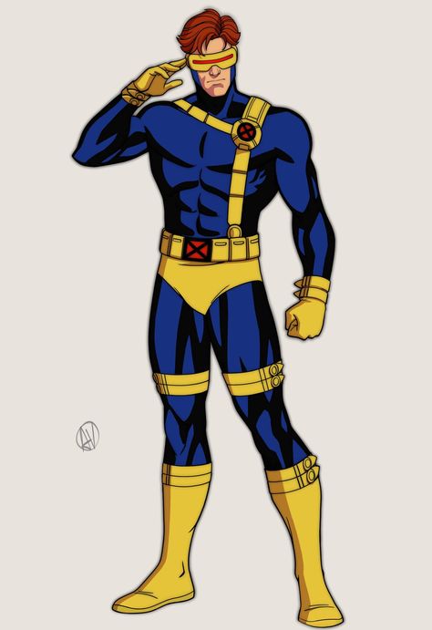 Cyclops X Men Concept Art, Xman Marvel, Cyclops X Men, Cyclops Marvel, Scott Summers, Xmen Art, Anime Inspiration, Xmen Comics, Marvel Animation