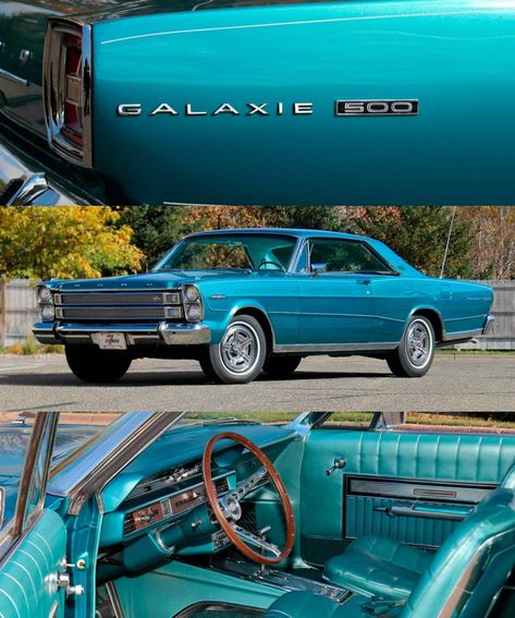 1966 Ford Galaxie 500 7-Litre (428cid) Ford Galaxy 500, 1959 Ford Galaxie 500, 1967 Ford Galaxie 500, 1965 Ford Galaxie 500, 1966 Ford Galaxie 500, Automotive Ads, Classic Cars Usa, School Car, Iconic Beauty