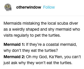 Mermaids Tumblr, Types Of Mermaids, Writing Inspiration Prompts, Funny Tumblr Posts, Story Writing, Sirens, Writing Inspiration, Tumblr Funny, Tumblr Posts