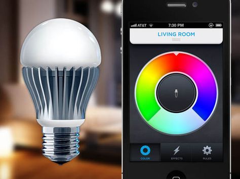 LIFX: A WiFi-Enabled LED Bulb that May Revolutionize Photographic Lighting Lifx Lights, Smart Bulb, Smart Bulbs, Smart Light Bulbs, Hue Philips, Cool Tech, Cool Technology, Light Control, Led Light Bulbs