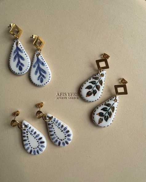 Porcelain Jewellery, Tile Paint, Terracotta Jewellery Designs, Ceramic Jewellery, Broken China Jewelry, Bracelets Handmade Diy, Terracotta Jewellery, China Jewelry, Ceramics Pottery Art