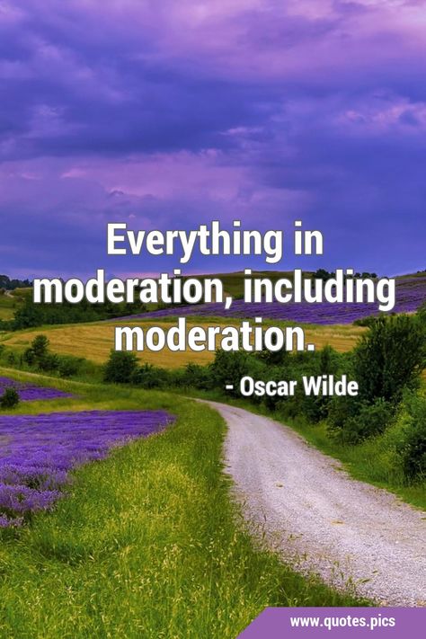 Everything in moderation, including moderation. #Funny #Witty Everything In Moderation Including Moderation, Moderation Quotes, Wilde Quotes, Everything In Moderation, Oscar Wilde Quotes, John Locke, Native American Artifacts, Witty Quotes, Short And Sweet