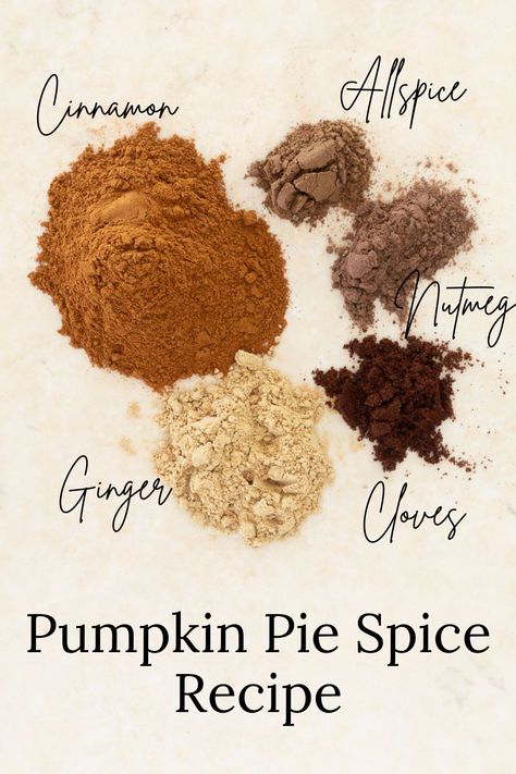 Get into the fall spirit with this quick and easy homemade pumpkin pie spice recipe. Mix up your own blend of cinnamon, nutmeg, cloves, and more, and store it for all your autumn recipes. It’s a must-have for pies, cookies, lattes, and beyond. Apple Pie Drink Alcohol, Spice Recipes Diy, Apple Pie Drink, Cloves Recipes, Homemade Pumpkin Pie Spice, Pumpkin Pie Ideas, Pumpkin Pie Spice Recipe, Pie Spice Recipe, Pumpkin Pie Recipe Easy