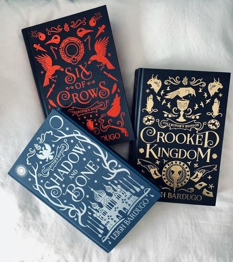 Crooked Kingdom Collectors Edition, Six Crows Book, Shadow And Bone Collectors Edition, Shadow And Bone Book Series, Collector Edition Books, Crooked Kingdom Cover, Shadow And Bone Cover, Collectors Edition Books, Six Of Crows Book Aesthetic