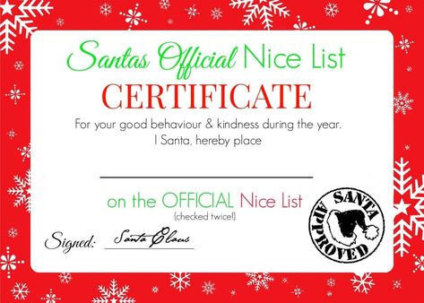 Santa Stationary, Weight Watchers Points List, Christmas Nice List, Christmas Stationary, Santa Letters, Cleaning Checklist Printable, Nice List Certificate, Christmas Letters, Elf Letters