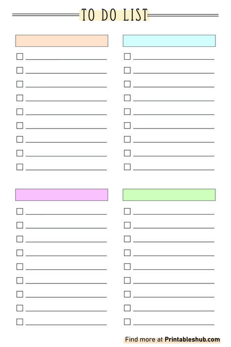 Free Printable Blank To-Do List Template PDF Packing Checklist Template, Template List, Productivity Organization, Free To Do List, Packing List Template, Free Printable Cleaning, Printable Packing List, Daily Planner Printables Free, Free Daily Planner