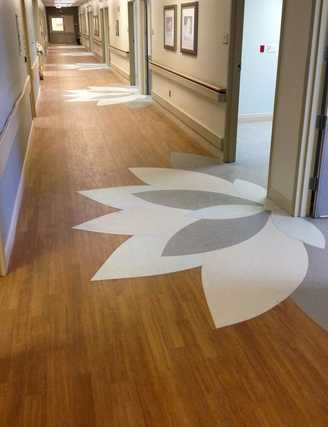 Yli tuhat ideaa: Healthcare Design Pinterestissä | Lobbies ... Healthcare Interior Design, Corridor Design, Interior Design Portfolios, Hospital Interior, Clinic Interior Design, Resilient Flooring, Dental Office Design, Modern Office Design, Lobby Interior