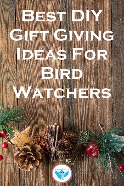 Bird Feeder Gift, Christmas Crafts To Make And Sell, Gift Giving Ideas, Bird Watching Gifts, Bird Watcher Gifts, Bird Treats, Diy Bird Feeder, Christmas Crafts To Make, Bird Watchers