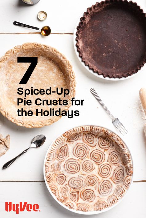 This whole time we've been making normal pie crusts when we could have been making these! Try one of these spiced up takes on your next pie. Spiced Pie Crust, Gingerbread Pie Crust Recipe, We Could Have Been, Pie Art, Pie Crust Recipe, Good Pie, Pie Crusts, Spice Cookies, Pie Tart