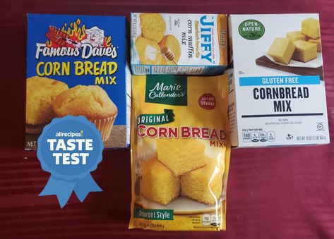 We Tried 4 Cornbread Mixes and This Was Our Favorite Famous Daves Cornbread, Thanksgiving Potatoes Recipes, Yellow Cornbread, Southern Style Cornbread, Cornbread With Corn, Sweet Potato Thanksgiving, Jiffy Corn Muffin Mix, App Ideas, Corn Muffin Mix