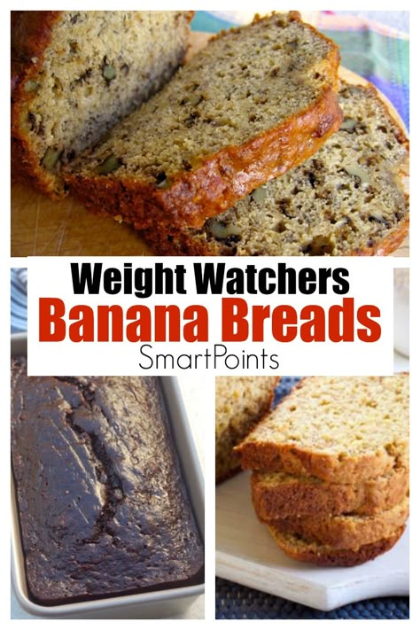 Low Calorie Banana Bread, Low Fat Banana Bread, Banana Bread With Applesauce, Weight Watchers Muffins, Low Fat Diet Plan, Medicine Tips, Weight Watchers Recipes Desserts, Baking Powder Uses, Ww Desserts