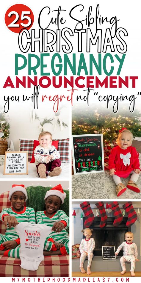 Sibling Christmas Pregnancy Announcement Ideas Looking for Christmas Pregnancy Announcement Ideas? Check out our list of Christmas Pregnancy Announcement Ideas that You'll Totally wanna copy! Read more. Christmas Birth Announcement Pregnancy, Xmas Baby Announcement, Christmas Pregnancy Announcement Photoshoot, Christmas Card Baby Announcement, Baby Announcing Ideas Christmas, Christmas Baby Announcement Second Child, December Pregnancy Announcement, Pregnancy Announcement Christmas Card, Pregnancy Christmas Card