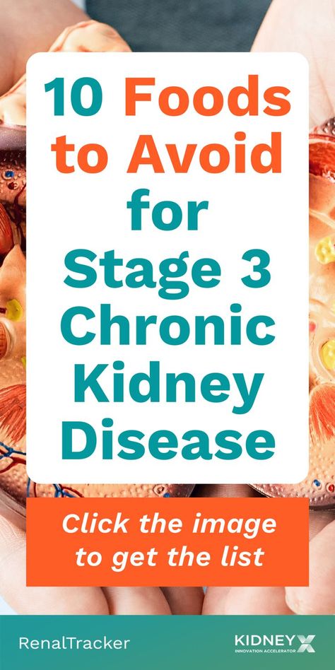 Being at chronic kidney disease Stage 3, you are already at risk for health complications. But you can make certain dietary changes to avoid more kidney damage. Click the image for a list of foods to avoid in stage 3 renal diet. Kidney Diet Food Lists, Foods Good For Kidneys, Ckd Diet, Kidney Healthy Foods, Kidney Friendly Recipes Renal Diet, Food For Kidney Health, Healthy Kidney Diet, Renal Diet Recipes, Kidney Friendly Foods