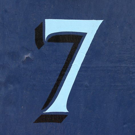 number 7 by Leo Reynolds, via Flickr 7 Number Wallpaper, Number 7 Aesthetic, 7 Number Design, 7 Aesthetic Number, 7 Wallpaper Number, Number 7 Wallpaper, 7 Number Logo, Number 7 Tattoo, Lucky Painting