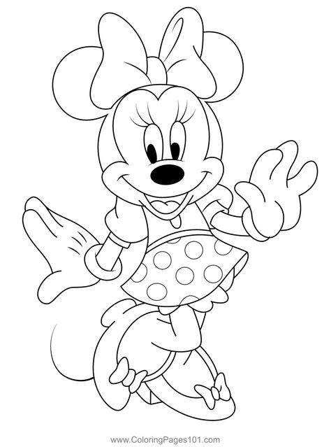 Mickey Minnie So Happy Coloring Page Minnie Mouse Outline, Disney Coloring Pages Printables, Mouse Coloring Pages, Mickey Coloring Pages, Disney Coloring Sheets, Minnie Mouse Coloring Pages, Minnie Mouse Drawing, Disney Doodles, Mickey Mouse Coloring Pages