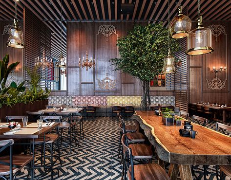 Moroccan Bar Design, Moroccan Restaurant Interior, Mediterranean Restaurant Design, Restaurant Seating Design, Cafe Design Inspiration, Resturant Design, Moroccan Restaurant, Moroccan Style Interior, Turkish Restaurant