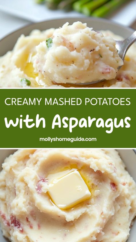 Delight your taste buds with this creamy and flavorful dish of mashed potatoes with asparagus. The velvety smooth texture of the mashed potatoes perfectly complements the tender crunch of the asparagus. This dish is a wonderful balance of comfort and freshness, making it a delightful addition to any meal. Whether you serve it as a side or enjoy it on its own, this recipe is sure to become a favorite at your table. Try out this recipe today for a satisfying and wholesome dining experience! Red Skin Potatoes, Creamy Recipes, Mashed Potato Recipes, Coarse Salt, Mashed Potato, Creamy Mashed Potatoes, Boiled Potatoes, Red Potatoes, Perfect Side Dish