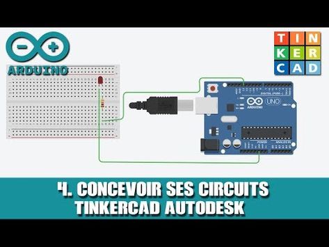 #4 ARDUINO Simulation sans matériel (Tinkercad 100% gratuit) - YouTube Art Engineering, Engineering Mathematics, Steam Toys, Technology Art, Stem Toys, Science Technology, Robotics, Arduino, Circuit