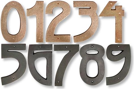 Craftsman Style Lettering, Craftsman House Numbers, Mission Style Homes, Arts And Crafts Storage, Arts And Crafts For Adults, Arts And Crafts For Teens, Arts And Crafts Style, Craftsman Exterior, Address Signs