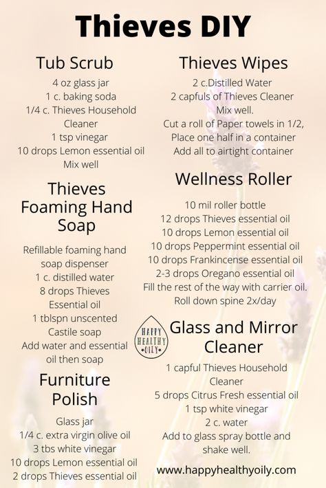 Thieves Oil Recipe, Thieves Cleaning, Citrus Fresh Essential Oil, Diy Glass Cleaner, Diy Foaming Hand Soap, Natural Cleaner, Homemade Goods, Thieves Oil, Live Simple