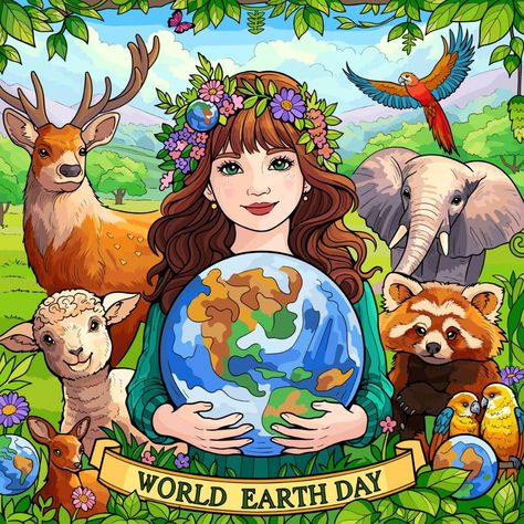 Earth Day Drawing, Earth Day, Drawings, Color