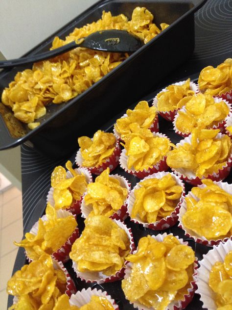 Honey Cornflakes Crisp Cornflakes Aesthetic, Honey Cornflakes, Pineapple, Honey, Fruit, Baking, Quick Saves