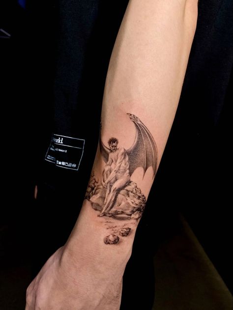 Paradise Lost Tattoo, Lucifer Tattoo, Eve Tattoo, Lost Tattoo, Apple Tattoo, Paradise Lost, Bee Sting, R Tattoo, Professional Tattoo