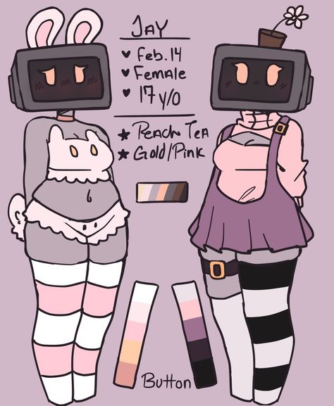 #tvheadoc #oc #Softpink #Originalcharater Box Head Oc, Sammyfendi Body Base, Sammyfendi Art Reference, Sammyfendi Characters Info, Tv Head Oc, Is That Your Fursona Thats Cringe, Lackadaisy Oc, Object Head, Drawing Face Expressions