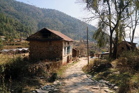 Nepal Village, Nepali Village, Architecture References, Colorful Photoshoot, Rural Photography, Travel Nepal, Nepal Culture, Village Landscape, Landscape Reference