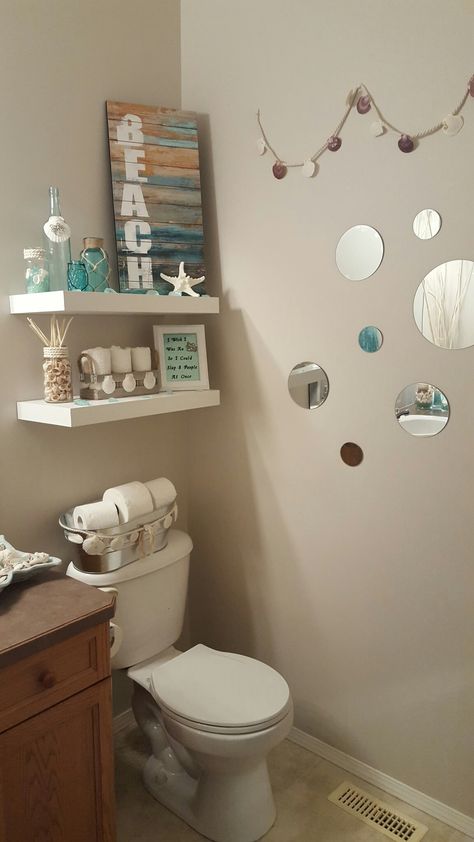 Sea Bathroom Ideas, Sea Theme Bathroom, Seashell Bathroom Decor, Ocean Theme Bathroom, Sea Bathroom Decor, Ocean Bathroom Decor, Beach Theme Bathroom Decor, Seashell Bathroom, Ocean Bathroom