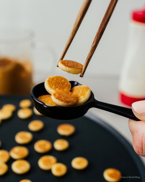 Cereal Pancakes! Tips and Tricks on How To Make Mini Pancake Cereal · i am a food blog i am a food blog Tik Tok Recipes, Cereal Pancakes, Pancake Cereal, Cereal Flavors, Tiny Cooking, Chocolate Pancakes, Bowl Of Cereal, Mini Pancakes, How To Make Pancakes