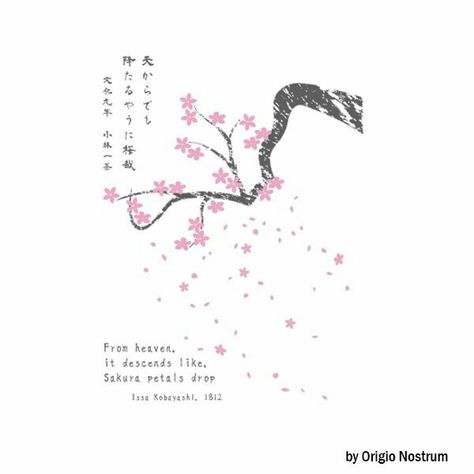 Kobayashi Issa, Calligraphy Beautiful, Tattoo Frases, Sakura Petals, Haiku Poem, Japanese Poem, Chinese Poem, Japanese Haiku, Japanese Poetry