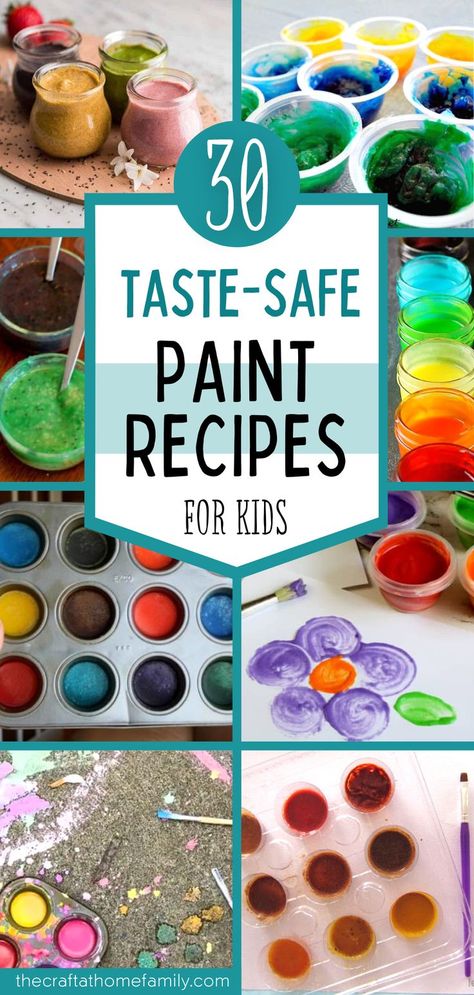 Food Grade Paint, Edible Paint Recipe, Taste Safe Finger Paint, Taste Safe Paint For Babies, How To Make Edible Paint, Edible Paint For Toddlers, Taste Safe Paint, Diy Edible Paint, Edible Paint For Babies