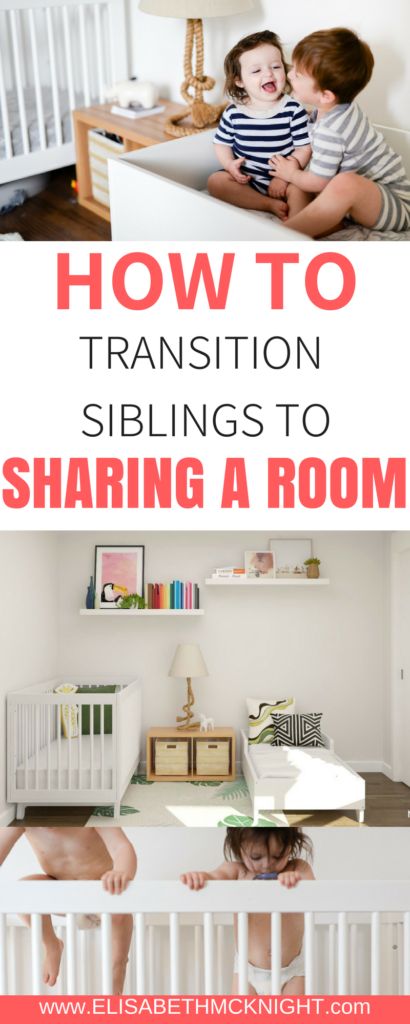 Crib And Toddler Bed Shared Room Boy, Montessori Sibling Bedroom, 2 Cribs Small Room, Turning One Bedroom Into Two, Shared Gender Bedroom, Siblings Sharing Bedroom Brother Sister, Sharing Room Ideas Sibling Small Spaces, Shared Room Toddler And Baby, Toddler And Kid Shared Room