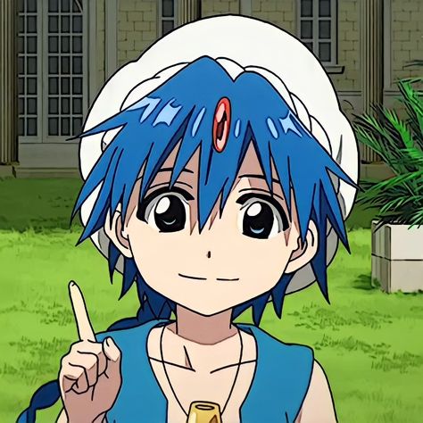 Magi The Labyrinth Of Magic Aladdin, Underrated Anime Characters, Aladdin Magi Icon, Magi Alladin, Magi Pfp, Aladin Magi, Magi Icons, Magi Aladdin, Magi Anime