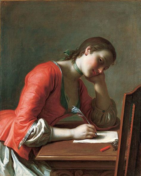 How to Write a Confirmation Letter | The Catholic Company® Woman Writing, Confirmation Letter, Girl Writing, Writing A Love Letter, Women Writers, Women Writing, Piece Of Paper, A Love Letter, Italian Painters