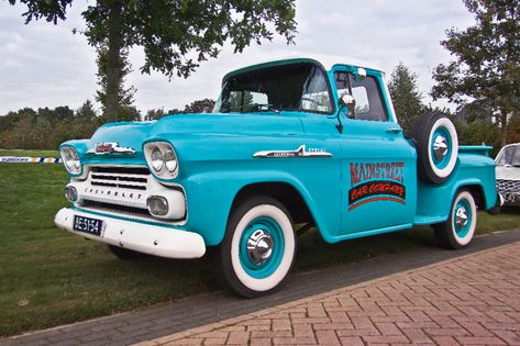 Chevrolet 31 Apache Stepside Pick-Up Truck 1958 (3014) | Flickr 1958 Chevy Truck, 67 72 Chevy Truck, Chevy Trucks Older, Chevy Apache, Chevrolet Apache, 72 Chevy Truck, Vintage Pickup, Chevy Classic, Vintage Pickup Trucks